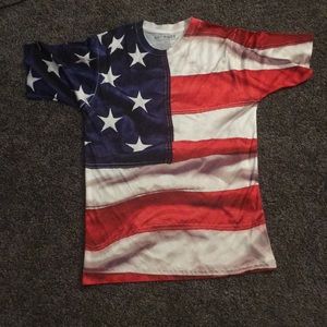 American flag tee